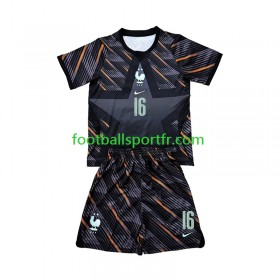 Tenue France Mike Maignan 16 Gardien Enfant Domicile Coupe du monde 2026 Maillot de Foot
